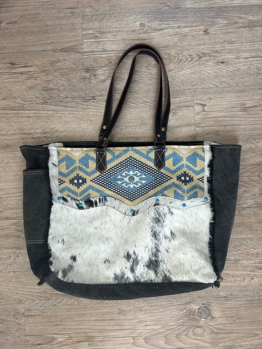 Aztec Canvas Tote Bag