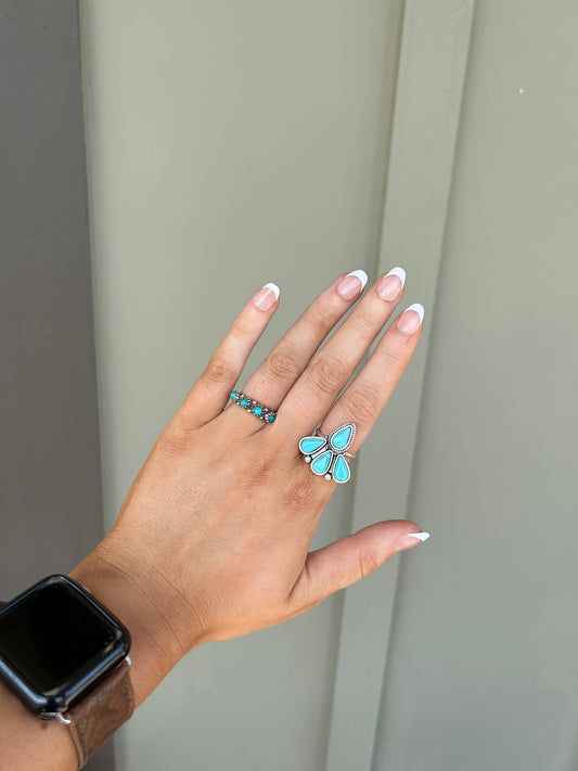 Turquoise Sprout Ring